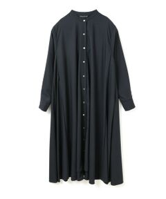 mizuiro ind / ミズイロインド ロング・マキシ丈ワンピース | mizuiro ind T/Rスタンドカラーフレアワンピース