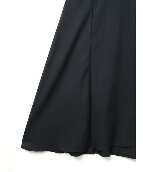 mizuiro ind / ミズイロインド ロング・マキシ丈ワンピース | mizuiro ind T/Rスタンドカラーフレアワンピース | 詳細4