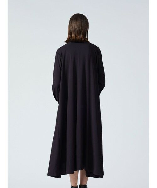 mizuiro ind / ミズイロインド ロング・マキシ丈ワンピース | mizuiro ind T/Rスタンドカラーフレアワンピース | 詳細12