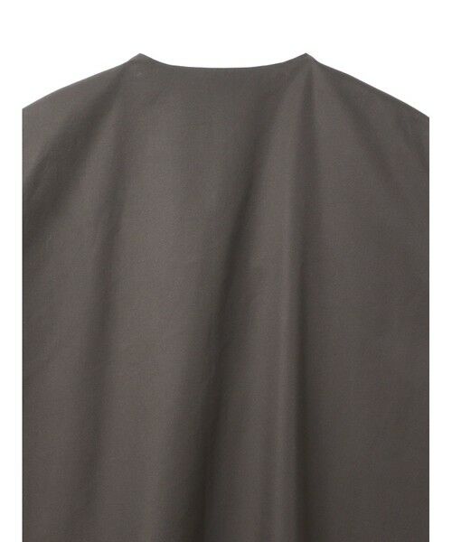 mizuiro ind / ミズイロインド ロング・マキシ丈ワンピース | mizuiro ind ポケット付きクルーネックロングジレ | 詳細17