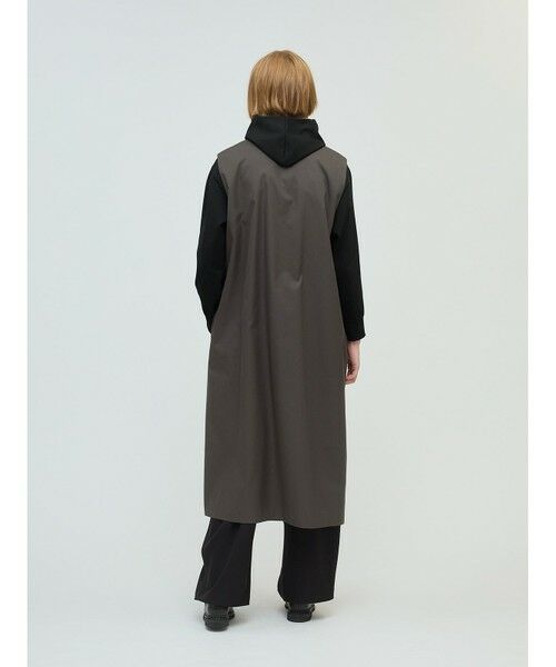 mizuiro ind / ミズイロインド ロング・マキシ丈ワンピース | mizuiro ind ポケット付きクルーネックロングジレ | 詳細6