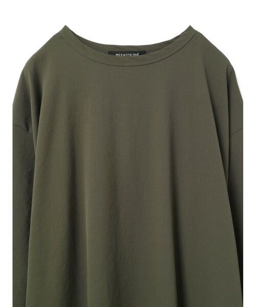 mizuiro ind / ミズイロインド ロング・マキシ丈ワンピース | mizuiro ind クルーネックロングワンピース | 詳細3