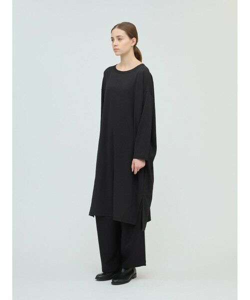 mizuiro ind / ミズイロインド ロング・マキシ丈ワンピース | mizuiro ind クルーネックロングワンピース | 詳細12