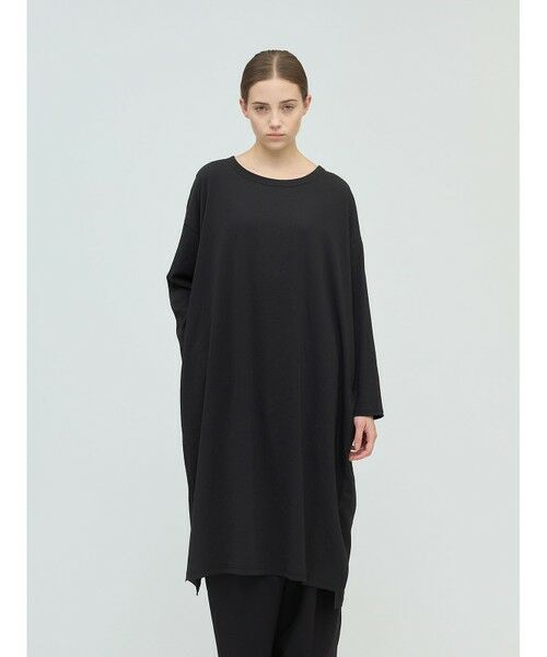 mizuiro ind / ミズイロインド ロング・マキシ丈ワンピース | mizuiro ind クルーネックロングワンピース | 詳細15