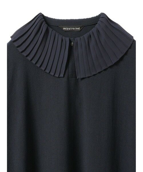 mizuiro ind / ミズイロインド ドレス | mizuiro ind プリーツカラーワンピース | 詳細2