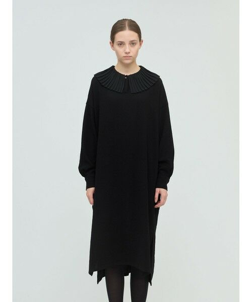 mizuiro ind / ミズイロインド ドレス | mizuiro ind プリーツカラーワンピース | 詳細13