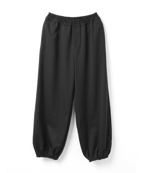 mizuiro ind / ミズイロインド その他パンツ | mizuiro ind タックヘムコクーンパンツ(ブラック(color99))