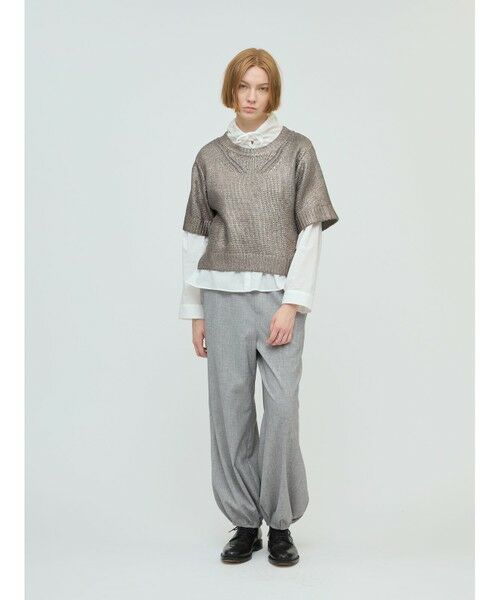 mizuiro ind / ミズイロインド その他パンツ | mizuiro ind タックヘムコクーンパンツ | 詳細13