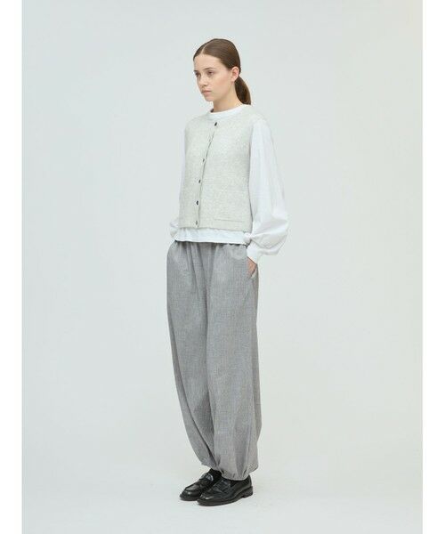 mizuiro ind / ミズイロインド その他パンツ | mizuiro ind タックヘムコクーンパンツ | 詳細4