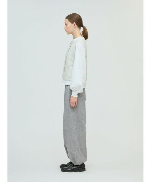 mizuiro ind / ミズイロインド その他パンツ | mizuiro ind タックヘムコクーンパンツ | 詳細5