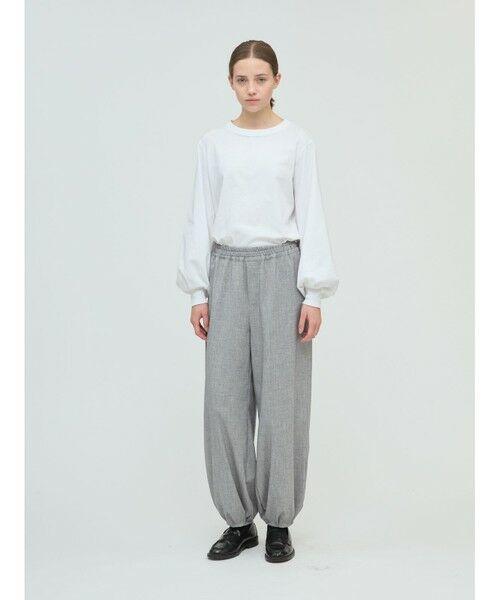 mizuiro ind / ミズイロインド その他パンツ | mizuiro ind タックヘムコクーンパンツ | 詳細7