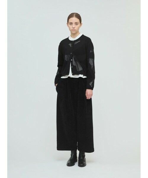 mizuiro ind / ミズイロインド その他パンツ | mizuiro ind ベロアジャカードタックパンツ | 詳細10