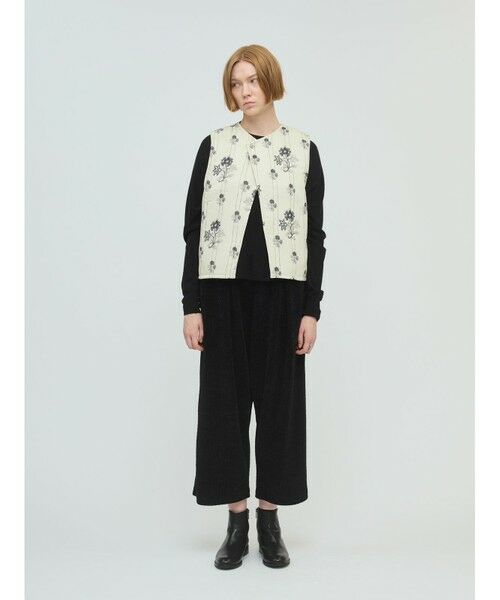 mizuiro ind / ミズイロインド その他パンツ | mizuiro ind ベロアジャカードタックパンツ | 詳細13