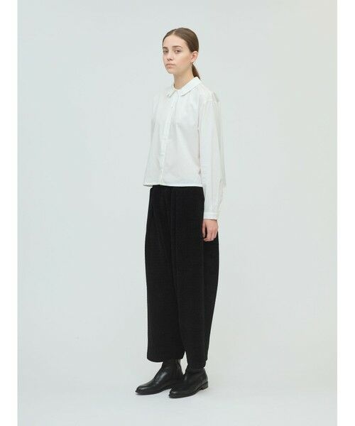 mizuiro ind / ミズイロインド その他パンツ | mizuiro ind ベロアジャカードタックパンツ | 詳細3