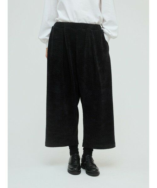 mizuiro ind / ミズイロインド その他パンツ | mizuiro ind ベロアジャカードタックパンツ | 詳細6