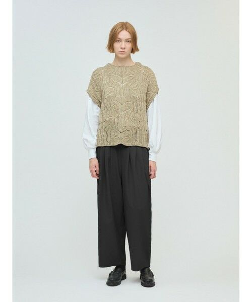 mizuiro ind / ミズイロインド その他パンツ | mizuiro ind ハイウエストタックパンツ | 詳細11