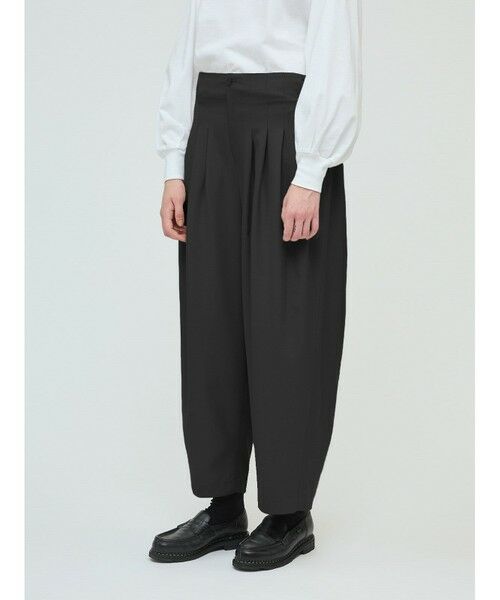 mizuiro ind / ミズイロインド その他パンツ | mizuiro ind ハイウエストタックパンツ | 詳細8