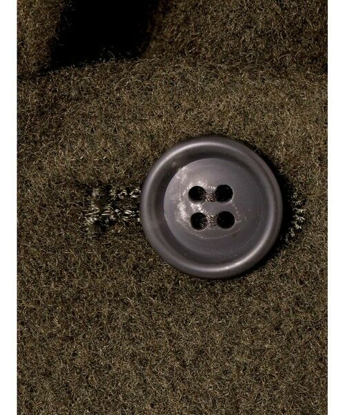 mizuiro ind / ミズイロインド その他アウター | mizuiro ind ウールブレンドスタンドカラーコート | 詳細1