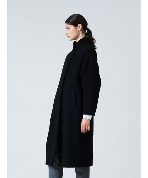 mizuiro ind / ミズイロインド その他アウター | mizuiro ind ウールブレンドスタンドカラーコート | 詳細21
