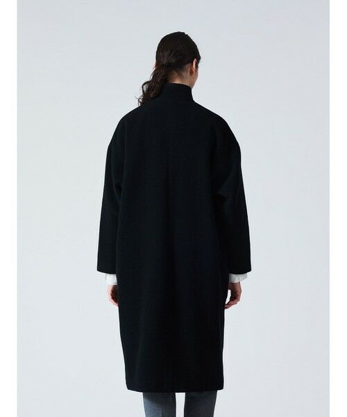 mizuiro ind / ミズイロインド その他アウター | mizuiro ind ウールブレンドスタンドカラーコート | 詳細22