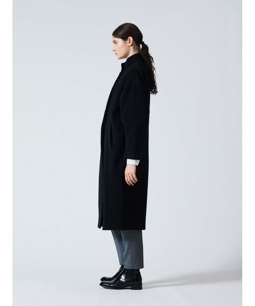 mizuiro ind / ミズイロインド その他アウター | mizuiro ind ウールブレンドスタンドカラーコート | 詳細15