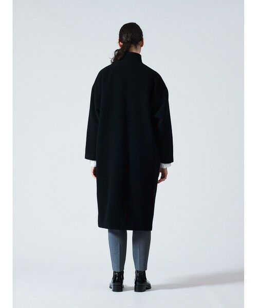 mizuiro ind / ミズイロインド その他アウター | mizuiro ind ウールブレンドスタンドカラーコート | 詳細16