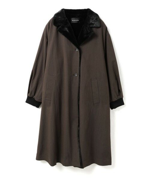 mizuiro ind / ミズイロインド その他アウター | mizuiro ind バックボアコート（ブラウン(color44)）