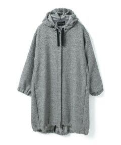 mizuiro ind / ミズイロインド ミリタリージャケット・コート | mizuiro ind ウールブレンドフードコート