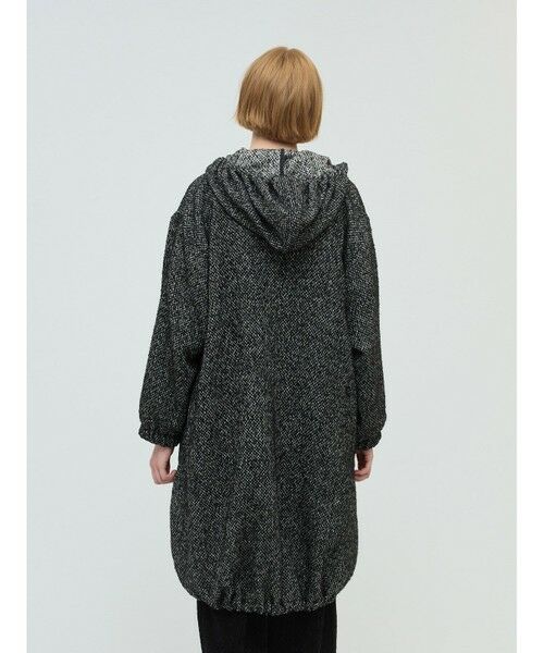 mizuiro ind / ミズイロインド ミリタリージャケット・コート | mizuiro ind ウールブレンドフードコート | 詳細9