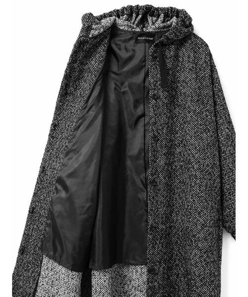 mizuiro ind / ミズイロインド ミリタリージャケット・コート | mizuiro ind ウールブレンドフードコート | 詳細12