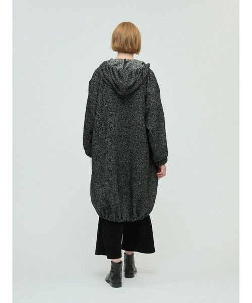 mizuiro ind / ミズイロインド ミリタリージャケット・コート | mizuiro ind ウールブレンドフードコート | 詳細6