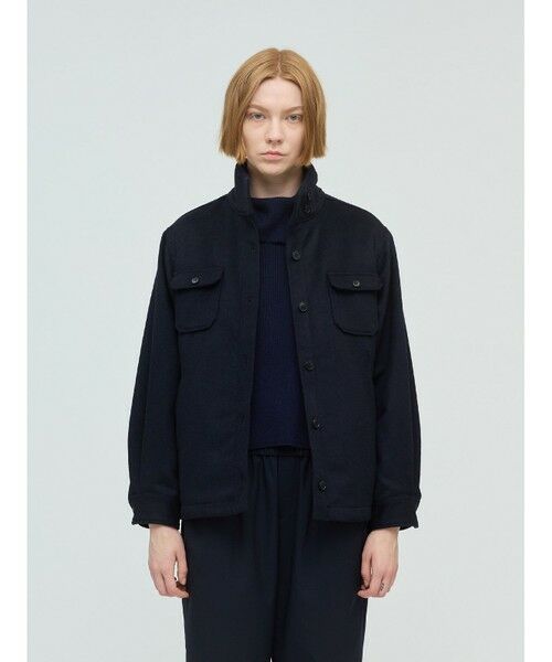 mizuiro ind / ミズイロインド その他アウター | mizuiro ind バックボアシャツジャケット | 詳細3
