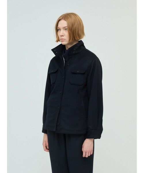 mizuiro ind / ミズイロインド その他アウター | mizuiro ind バックボアシャツジャケット | 詳細4