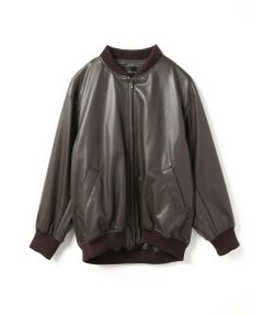 mizuiro ind / ミズイロインド レザーブルゾン・ジャケット | mizuiro ind シンセティックレザージップブルゾン