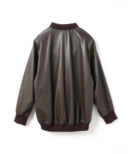 mizuiro ind / ミズイロインド レザーブルゾン・ジャケット | mizuiro ind シンセティックレザージップブルゾン | 詳細7