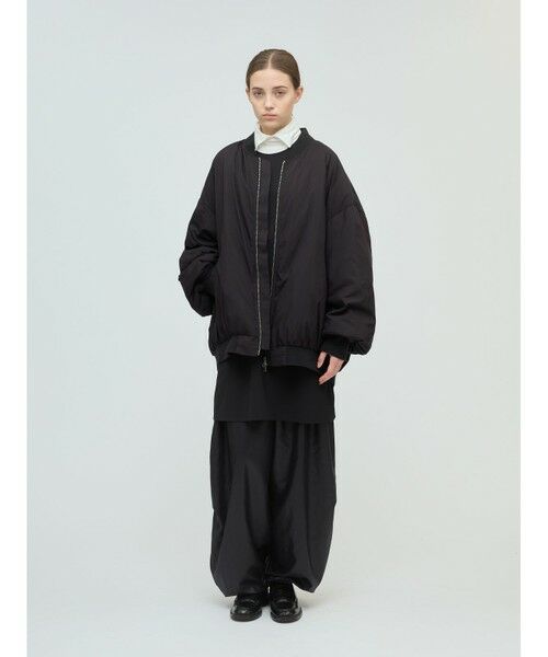 mizuiro ind / ミズイロインド ダウンジャケット・ベスト | mizuiro ind ワイドジップダウンブルゾン | 詳細7