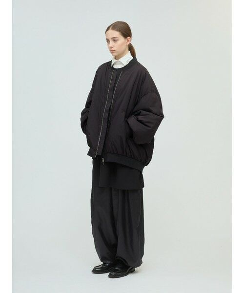 mizuiro ind / ミズイロインド ダウンジャケット・ベスト | mizuiro ind ワイドジップダウンブルゾン | 詳細8