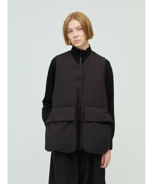 mizuiro ind/ミズイロインド mizuiro ind ダウンベスト ブラック(color99) FREE mizuiro ind/ミズイロインド mizuiro ind ダウンベスト ブラック(color99) FREE