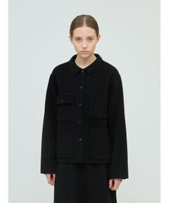 mizuiro ind / ミズイロインド その他アウター | mizuiro ind ウールユーティリティジャケット