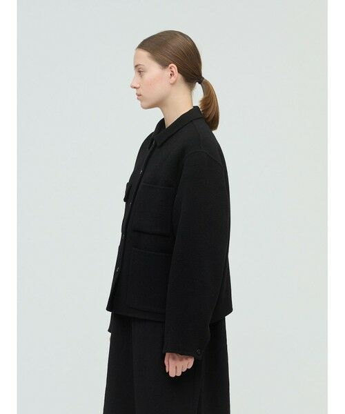 mizuiro ind / ミズイロインド その他アウター | mizuiro ind ウールユーティリティジャケット | 詳細11