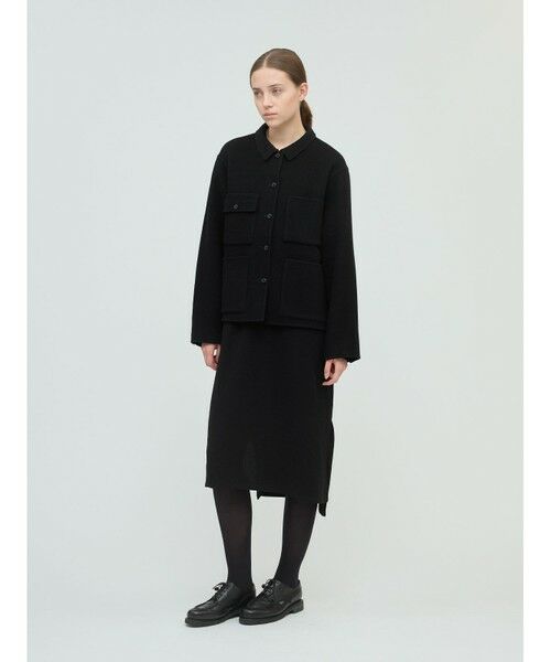 mizuiro ind / ミズイロインド その他アウター | mizuiro ind ウールユーティリティジャケット | 詳細14