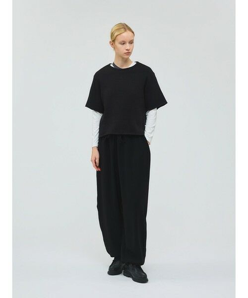 mizuiro ind / ミズイロインド カットソー | mizuiro ind パイルハーフスリーブワイドプルオーバー | 詳細7