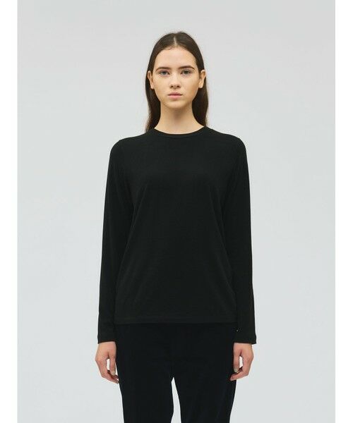 mizuiro ind/ミズイロインド mizuiro ind スリーレイヤードコンパクトTシャツ ブラック(color99) FREE mizuiro ind/ミズイロインド mizuiro ind スリーレイヤードコンパクトTシャツ ブラック(color99) FREE