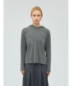 mizuiro ind / ミズイロインド カットソー | mizuiro ind スリーレイヤードフード付きプルオーバー