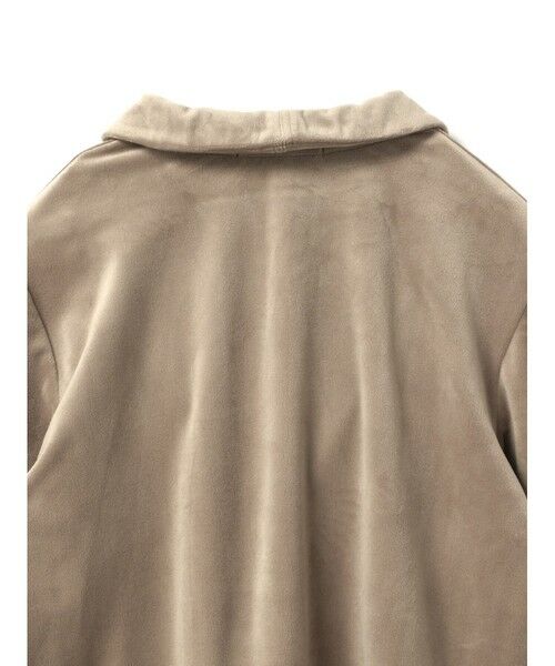 mizuiro ind / ミズイロインド シャツ・ブラウス | mizuiro ind ベロアラウンドカラーシャツ | 詳細16