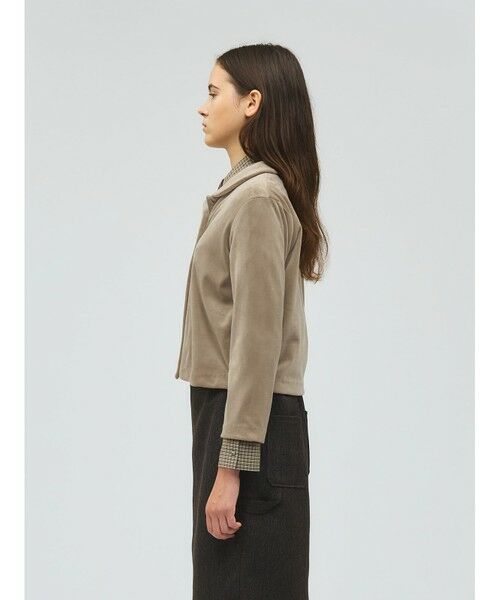 mizuiro ind / ミズイロインド シャツ・ブラウス | mizuiro ind ベロアラウンドカラーシャツ | 詳細6