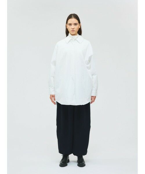mizuiro ind / ミズイロインド カットソー | mizuiro ind アシンメトリーシャツプルオーバー | 詳細9