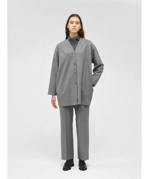 mizuiro ind / ミズイロインド カットソー | mizuiro ind アシンメトリーシャツプルオーバー | 詳細22