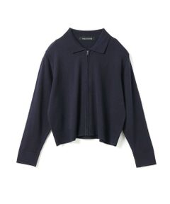 mizuiro ind / ミズイロインド カーディガン・ボレロ | mizuiro ind 襟付きジップカーディガン