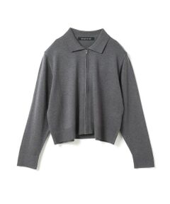 mizuiro ind / ミズイロインド カーディガン・ボレロ | mizuiro ind 襟付きジップカーディガン